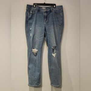 Lane Bryant Blue Boyfriend Jeans